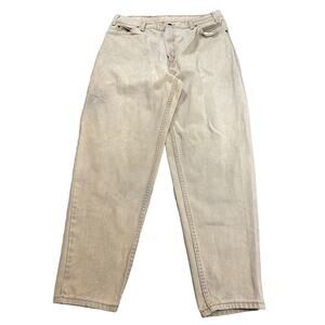 Vintage Levi's Jeans Men 36x30 Tan 560 Loose Baggy Orange Tab USA 1994 90s